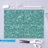 Chunky Confetti Glitter Sparkle Blauwgroen Blauw Tissuepapier (Craft)