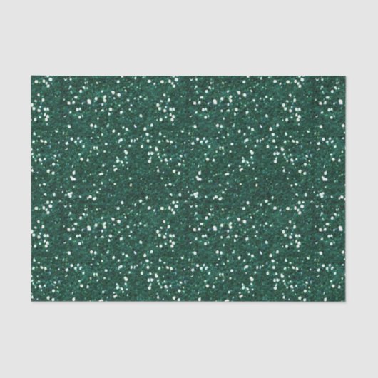Chunky Confetti Glitter Sparkle Donkergroen Tissuepapier (Voorkant)