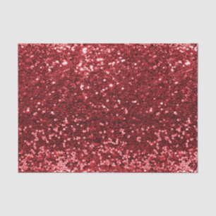 Chunky Confetti Glitter Sparkle Red Tissuepapier