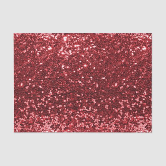 Chunky Confetti Glitter Sparkle Red Tissuepapier (Voorkant)