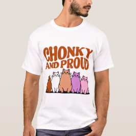 Chunky Confidence – Chonky en Trots T-shirt