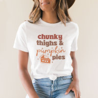 Chunky dijen en pompoen taarten T-shirt
