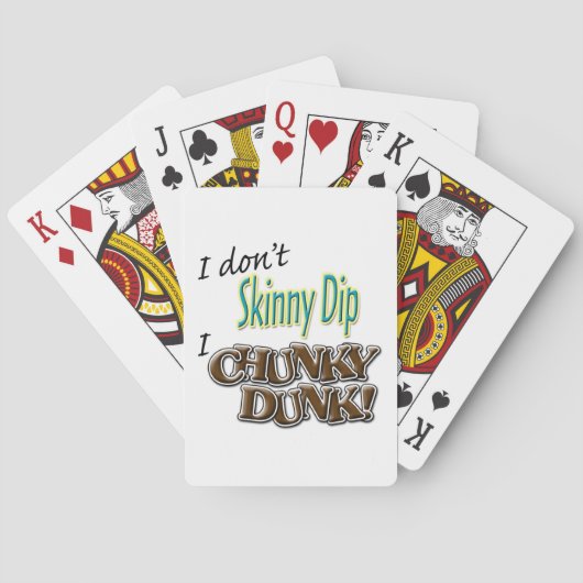 Chunky Dunk Pokerkaarten (Achterkant)