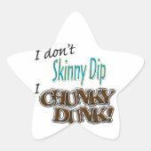 Chunky Dunk Ster Sticker (Voorkant)