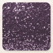 Chunky Glitter Glam Sparkle Sequin Kartonnen Onderzetters (Voorkant)