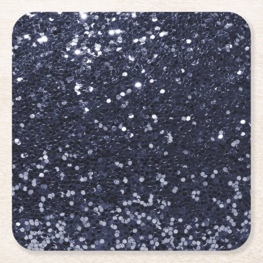 Chunky Glitter Glam Sparkle Sequin Kartonnen Onderzetters (Voorkant)