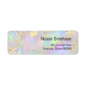 chunky glitter opal background labels (Voorkant)