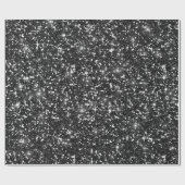 Chunky Glitter Pattern Black ID144 Cadeaupapier (Vlak)