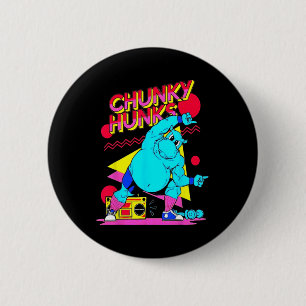 Chunky Hunks Gym Gewichtheffen Bodybuilding Spier Ronde Button 5,7 Cm