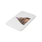Chunky luiaard verjaardagsfeesthoed cadeau grappig badmat (Gekanteld)