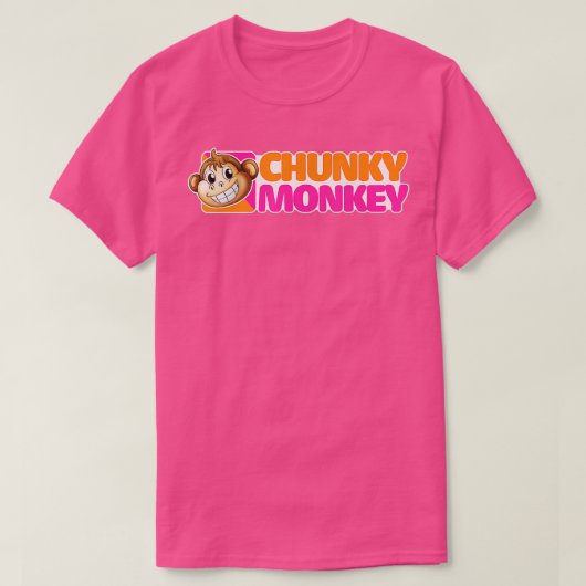 Chunky Monkey Funny Gezegde Sarcastic Novelty Humo T-shirt (Design voorkant)