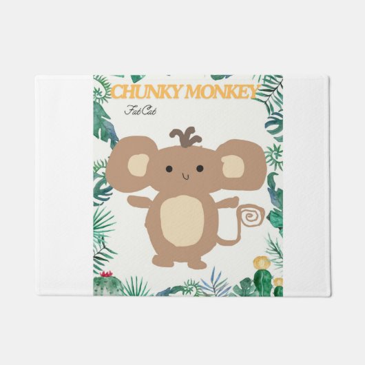 Chunky monkey vloermat deurmat (Voorkant)
