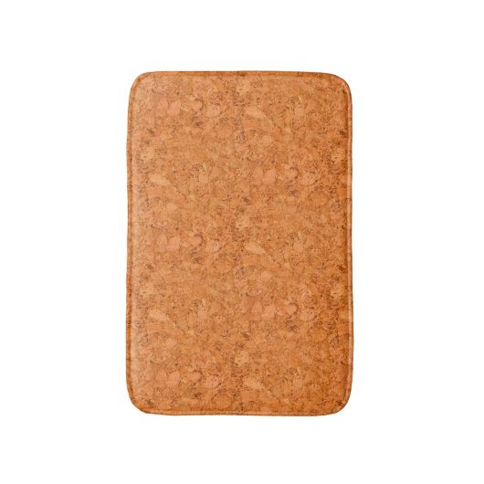 Chunky Natural Cork Wood Grain look Badmat (Voorkant Verticaal)