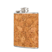 Chunky Natural Cork Wood Grain look Heupfles (Links)