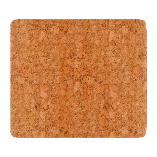 Chunky Natural Cork Wood Grain look Snijplank (Voorkant)