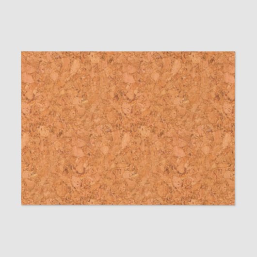 Chunky Natural Cork Wood Grain look Tissuepapier (Voorkant)