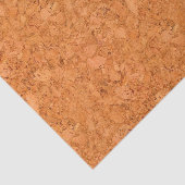 Chunky Natural Cork Wood Grain look Tissuepapier (Detail)