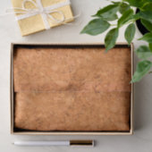 Chunky Natural Cork Wood Grain look Tissuepapier (Geschenk)