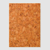 Chunky Natural Cork Wood Grain look Vellum Uitnodigingen (Voorkant)