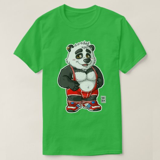 CHUNKY PANDA BEARZOO SERIES T-SHIRT (Design voorkant)