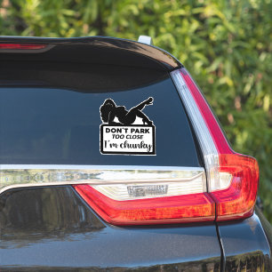 Chunky parkeren niet dicht auto vinyl auto decal sticker