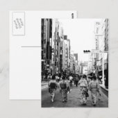 Chuo-dori Ginza Tokio Ansichtkaart Briefkaart (Voorkant / Achterkant)