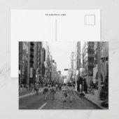 Chuo-dori, Ginza: Tokio Briefkaart (Voorkant / Achterkant)