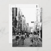 Chuo-dori Ginza Tokyo Briefkaart (Voorkant / Achterkant)