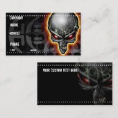 Chupacabra Alien Visitekaartje (Voorkant / Achterkant)