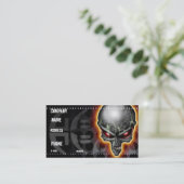 Chupacabra Alien Visitekaartje (Staand voorkant)