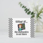 chupacabra briefkaart (Staand voorkant)