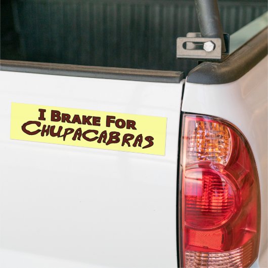 Chupacabra Bumpersticker (Op Truck)