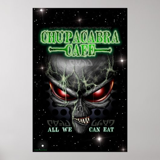 Chupacabra Cafe 23X35 poster (Voorkant)