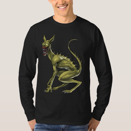 Chupacabra Cryptid Beast T-shirt (Voorkant)