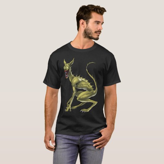 Chupacabra Cryptid Beast T-shirt (Voorkant volledig)