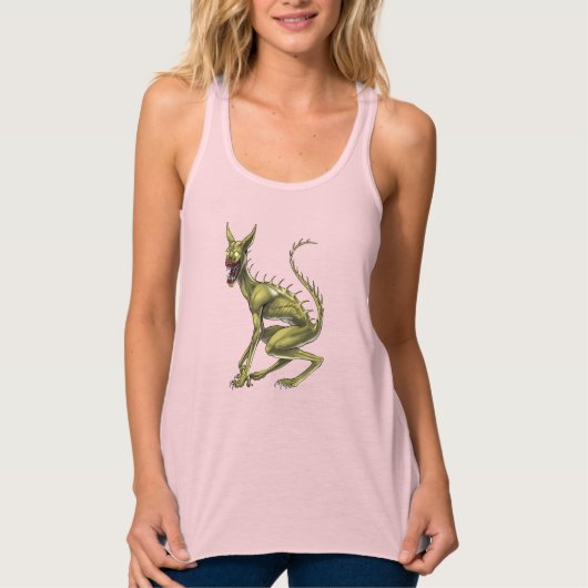 Chupacabra Cryptid Beast Tanktop (Voorkant)