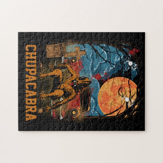 Chupacabra Cryptid Cryptid Creater Text Post Legpuzzel (Horizontaal)