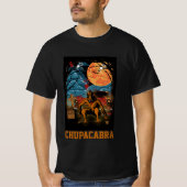Chupacabra Cryptid Cryptid Tekst T-Sh T-shirt (Voorkant)