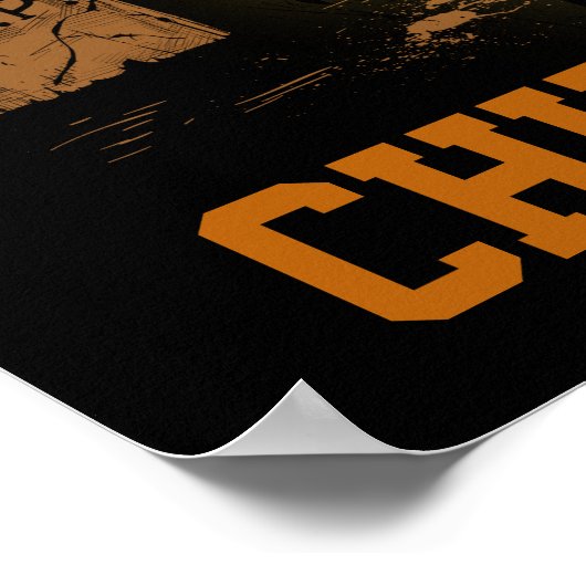 Chupacabra Cryptid Cryptid tekst voor de creatie Poster (Hoek)