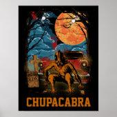 Chupacabra Cryptid Cryptid tekst voor de creatie Poster (Voorkant)
