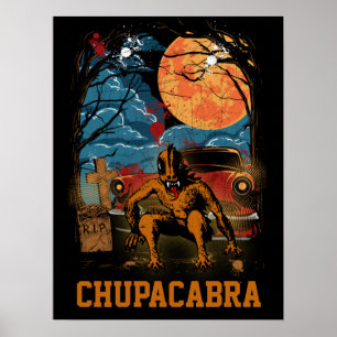 Chupacabra Cryptid Cryptid  tekst voor de creatie Poster