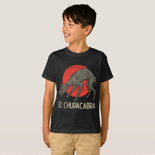 Chupacabra, Cryptid, Cryptozoölogie, Grappige Chup T-shirt (Voorkant volledig)