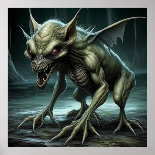 Chupacabra - cryptische monsters of dieren poster