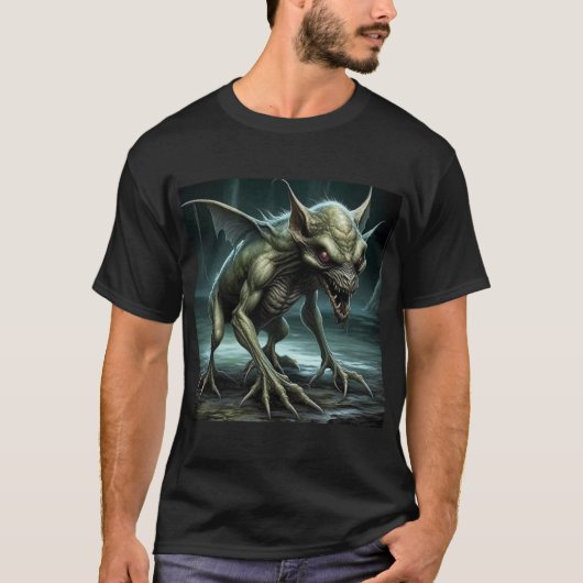 Chupacabra - cryptische monsters of dieren t-shirt (Voorkant)