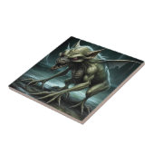 Chupacabra - cryptische monsters of dieren tegeltje (Zijkant)