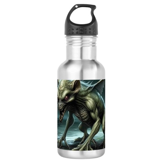 Chupacabra - cryptische monsters of dieren waterfles  (Voorkant)