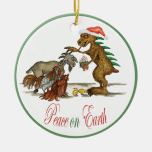 Chupacabra en Goat Ornament