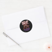 Chupacabra Geiten Zijn Snacks Grappige Cryptid Hum Ronde Sticker (Envelop)