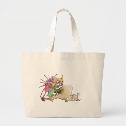 Chupacabra (geitenzuiger) grote tote bag (Voorkant)