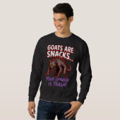 Chupacabra Goats Are Snacks Funny Cryptid Humor Trui (Voorkant volledig)